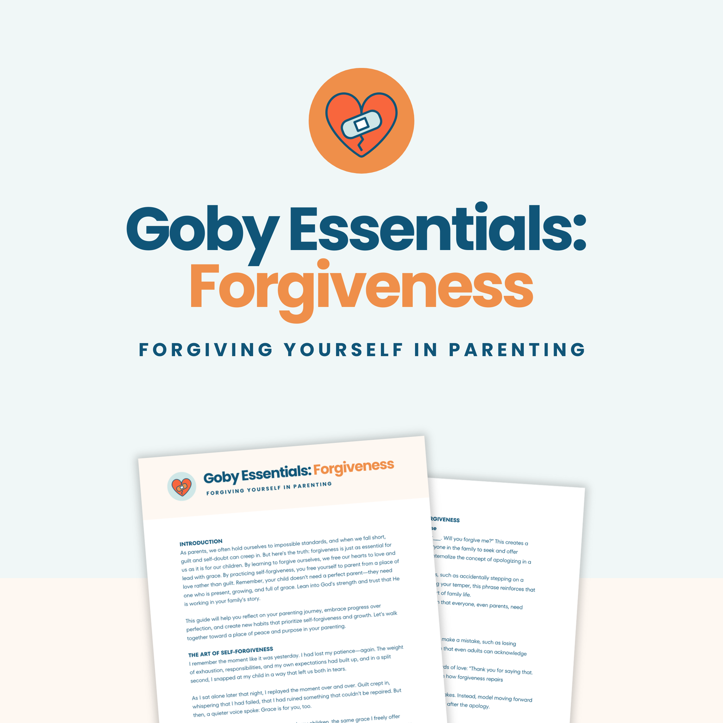 Forgiveness: Forgiving Yourself in Parenting