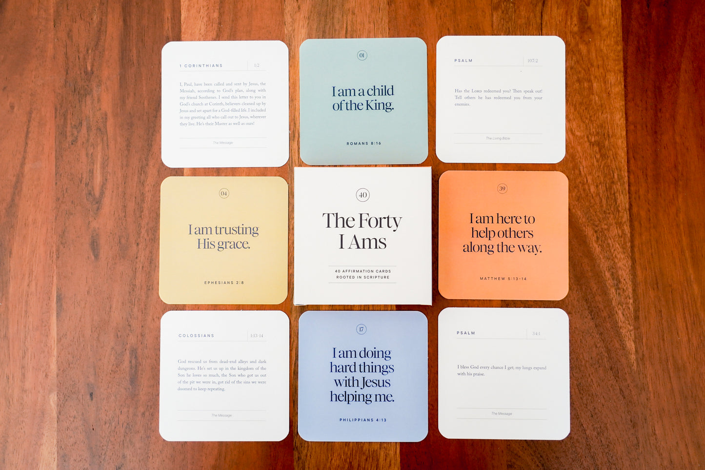 The Forty I Am Cards for Adults