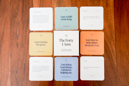The Forty I Am Cards for Adults