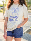 Doing My Best Front Design Adult Tee